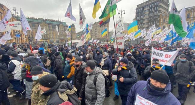 Телеведущая: у меня один вопрос – почему власть Зеленского так не любит ФЛП и считает, что имеет право уничтожать средний класс?